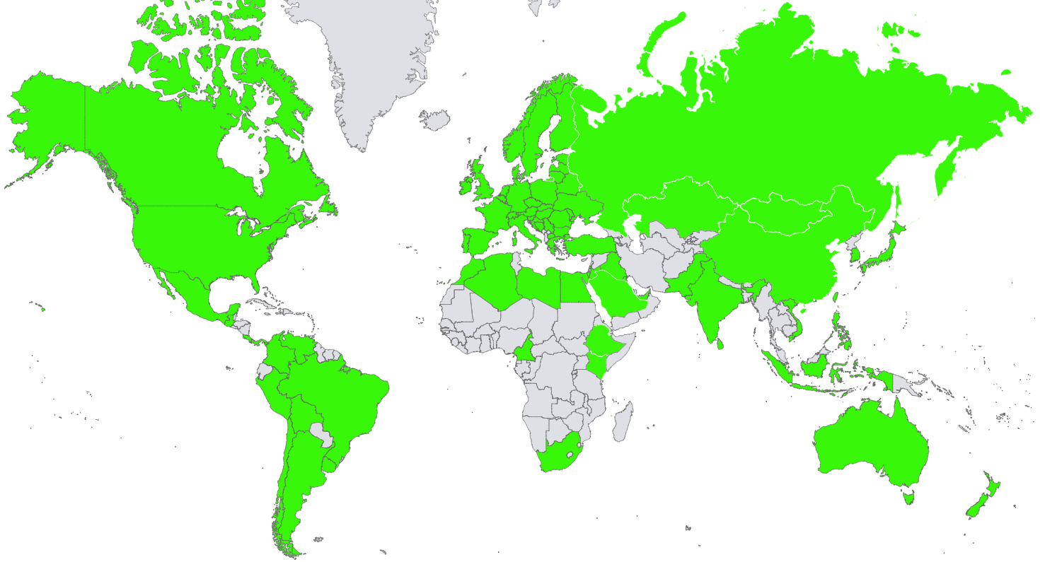 Map of ThreadSafe customers